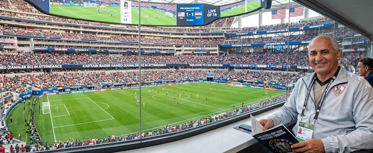 بدر حامد من أمريكا: سعادتي لا توصف بإنجاز منتخب بلدي مصر