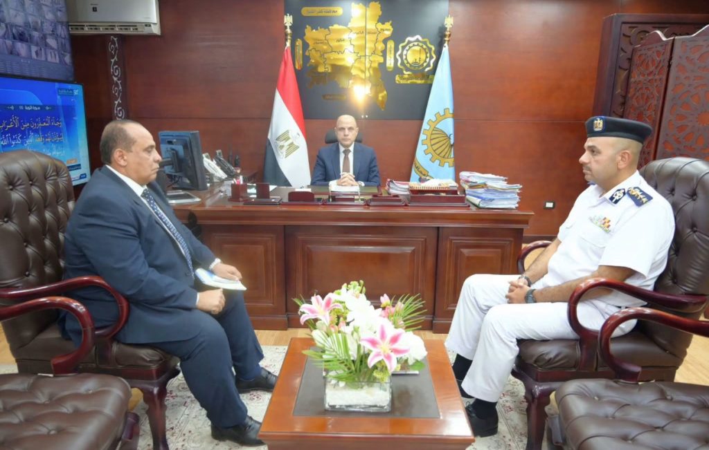 محافظ الغربية يستقبل اللواء هاني عزيز