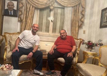 محمد فهيم نجم المقاولون العرب يزور الذئاب ويلتقي محمد عادل فتحي