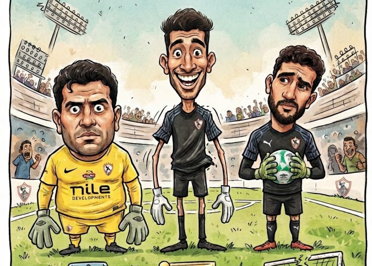 من يحرس مرمى الزمالك أمام إيه إس بورت؟