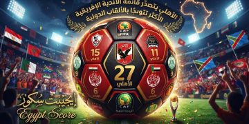 الأهلي يتصدر قائمة الأندية الإفريقية الأكثر تتويجًا بالألقاب الدولية
