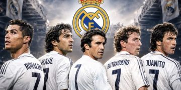 القميص رقم 7 في ريال مدريد.. رونالدو وراؤول وفينيسيوس في قائمة الأساطير