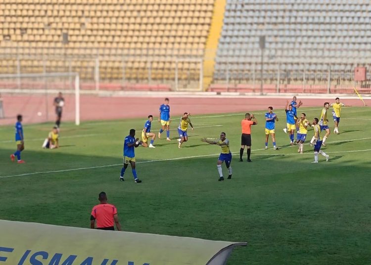 شاهد فرصة ضائعة تكلف الإسماعيلي الخسارة أمام لافيينا بهدف في دوري المحترفين