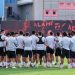 فريق الأهلي في التدريبات