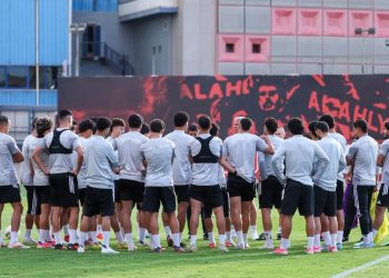 تدريبات النادي الأهلي قبل مواجهة مودرن سبورت