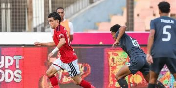من مباراة الأهلي ومودرن سبورت