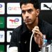 عمر جابر لاعب الزمالك في مؤتمر صحفي