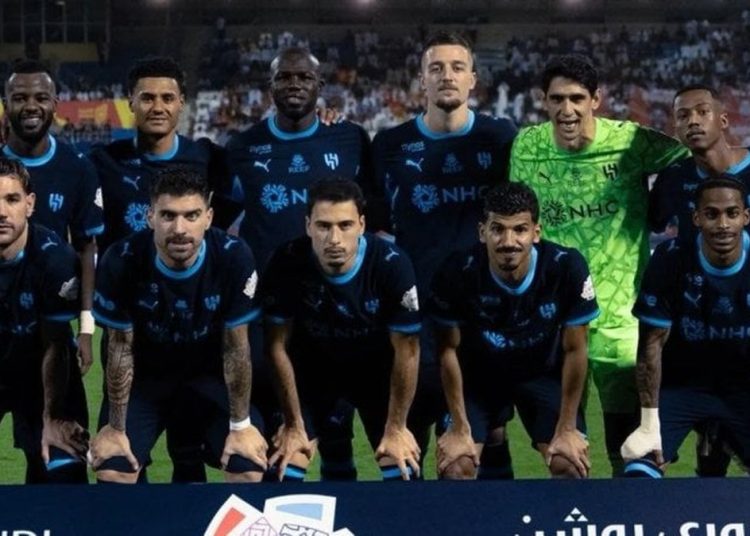 لاعبو الهلال السعودي