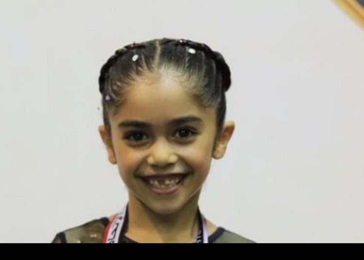 كارما محمد العراقي لاعبة الجمباز