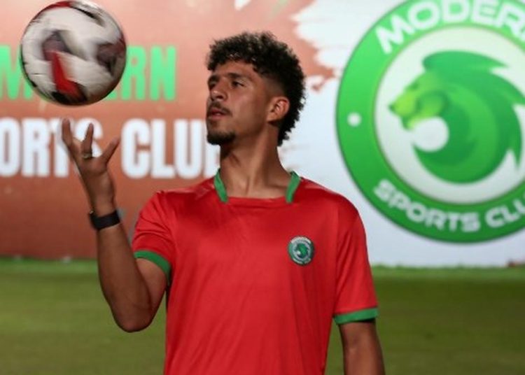 محمود ممدوح لاعب مودرن سبورت