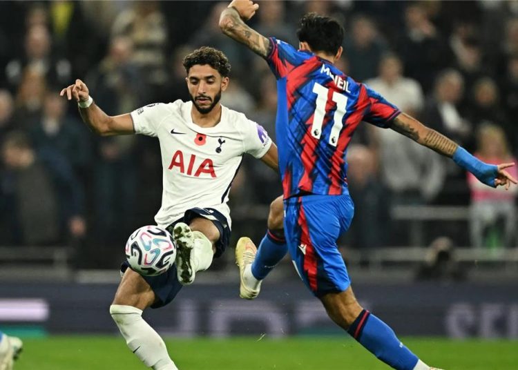 مرموش يصنع الفرص ويقترب من التهديف في فوز توتنهام على كريستال بالاس بثنائية بالبريميرليج