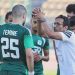 أحمد سامي مع لاعبي المصري
