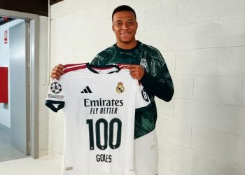 مبابي يصل إلى 100 هدف بقميص ريال مدريد