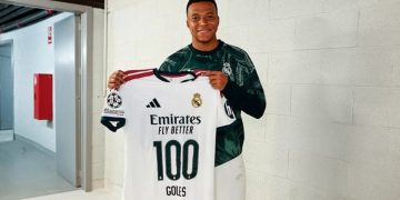 مبابي يصل إلى 100 هدف بقميص ريال مدريد