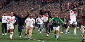 فريق الزمالك يحتفل