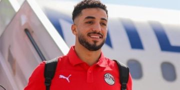 محمد عبد المنعم لاعب منتخب مصر