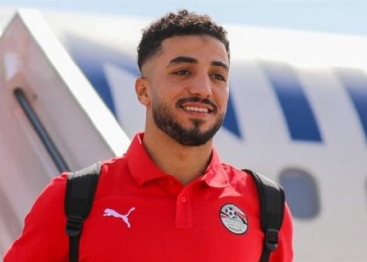 محمد عبد المنعم لاعب منتخب مصر