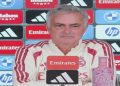 جوزيه مورينيو في المؤتمر الصحفي لريال مدريد