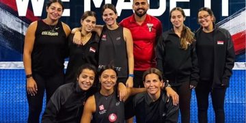 منتخب مصر للبادل سيدات بعد التأهل إلى كأس العالم