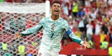 كريستيانو رونالدو لاعب منتخب البرتغال