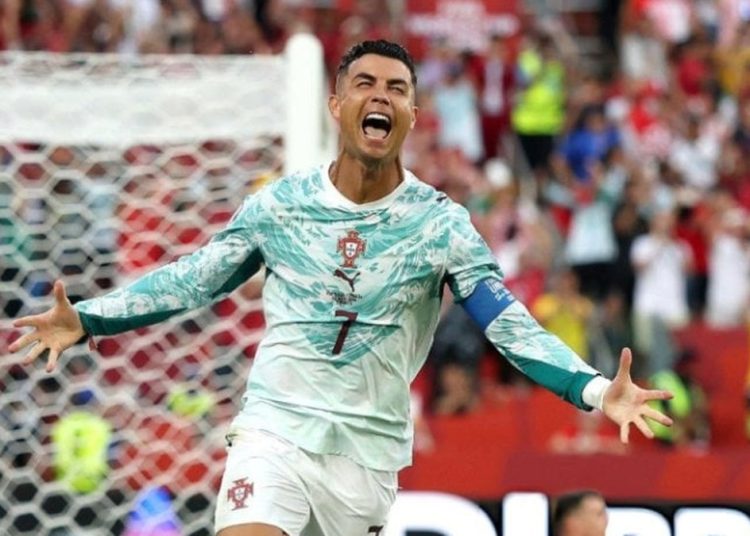 كريستيانو رونالدو لاعب منتخب البرتغال