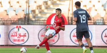 من مباراة الأهلي ومودرن سبورت