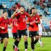 لاعبو منتخب مصر للناشئين يحتفلون بالفوز على العراق