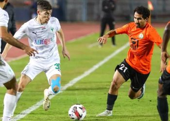 مباراة البنك الأهلي والمصري