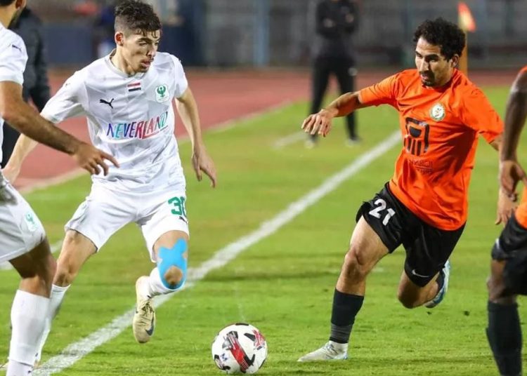مباراة البنك الأهلي والمصري