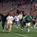 لاعبو الزمالك يحتفلون بالفوز على الجيش الرواندي في دوري أبطال أفريقيا