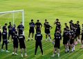 فريق الزمالك في التدريبات